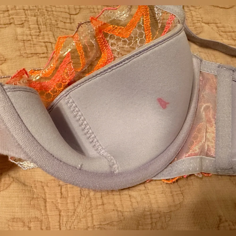 Savage X Fenty shining star unlined demi bra. Size 36C GUC - Picture 2 of 5